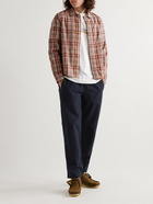 Folk - Assembly Tapered Cotton-Moleskin Trousers - Blue