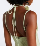 De La Vali Calima lace maxi dress