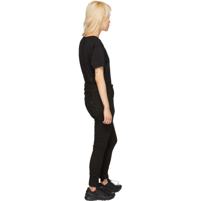 Boris Bidjan Saberi Black Vinyl-Coated Body-Molded Jeans