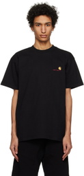 Carhartt Work In Progress Black American Script T-Shirt
