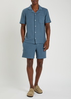 Paige Elijah Terry Shorts Blue
