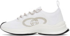 Gucci White Run Low-Top Sneakers