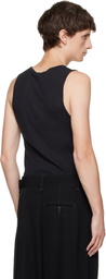 LEMAIRE Black Debardeur Tank Top