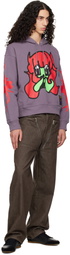 Chopova Lowena Purple Bashful Hoodie