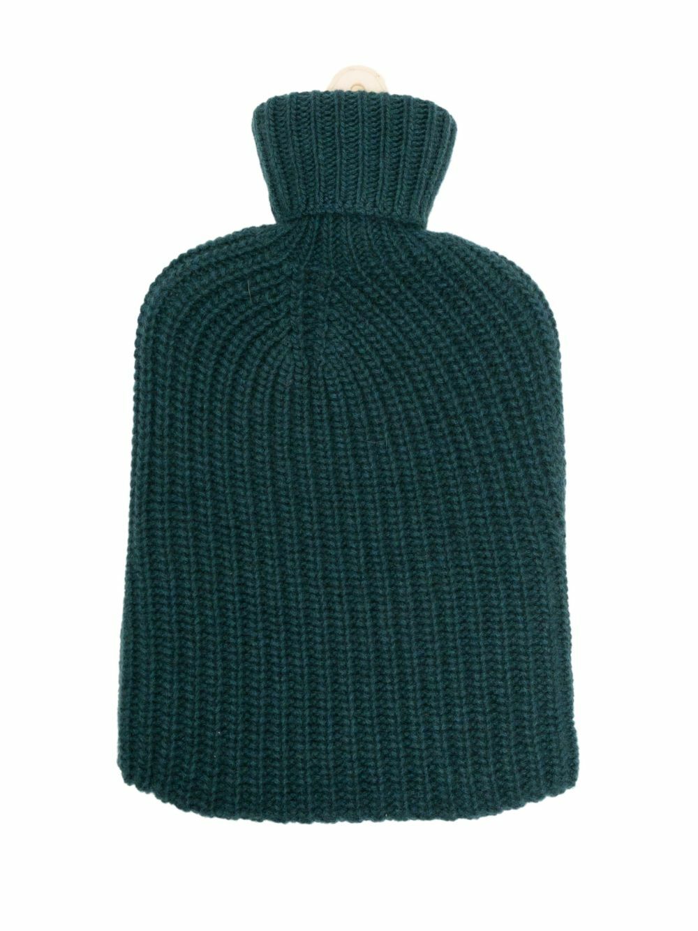 Johnstons Of Elgin X Browns Green Ribbed Cashmere Hot Water Bottle