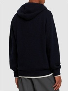 MSGM - Logo Embroidery Wool Knit Hoodie