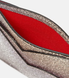 Christian Louboutin - Hot Chick glittered leather card holder