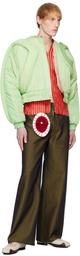Stanley Raffington Green 3D Parametric Bomber Jacket