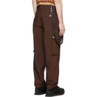 Enfants Riches Deprimes Brown Suspender Cargo Pants