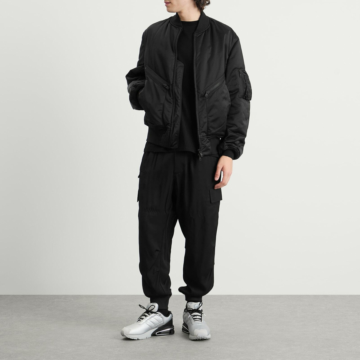 Y-3 Men's Bomber Jacket in Black