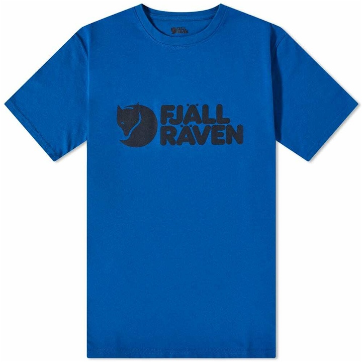 Photo: Fjällräven Men's Logo T-Shirt in Alpine Blue