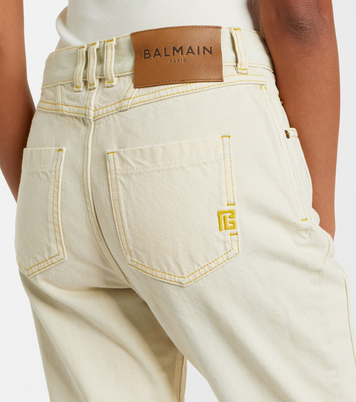 Balmain Faded bootcut jeans