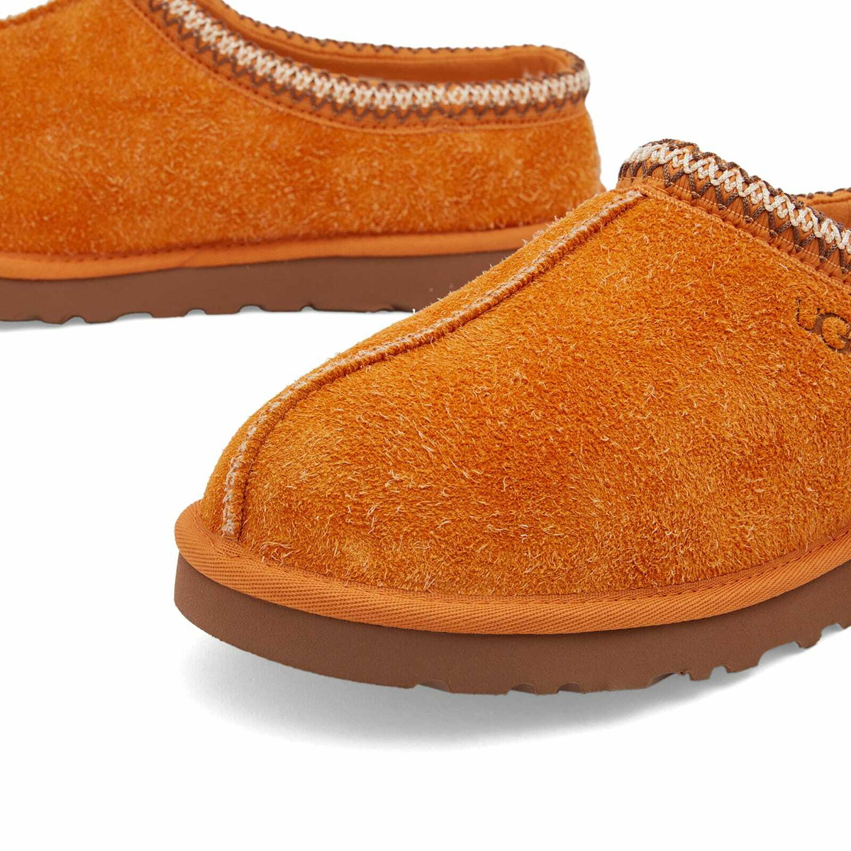 UGG Men's Shaggy Suede Tasman Slippers in Dark Apricot Ugg