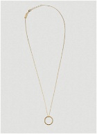 Maison Margiela - Number Logo Ring Necklace in Gold