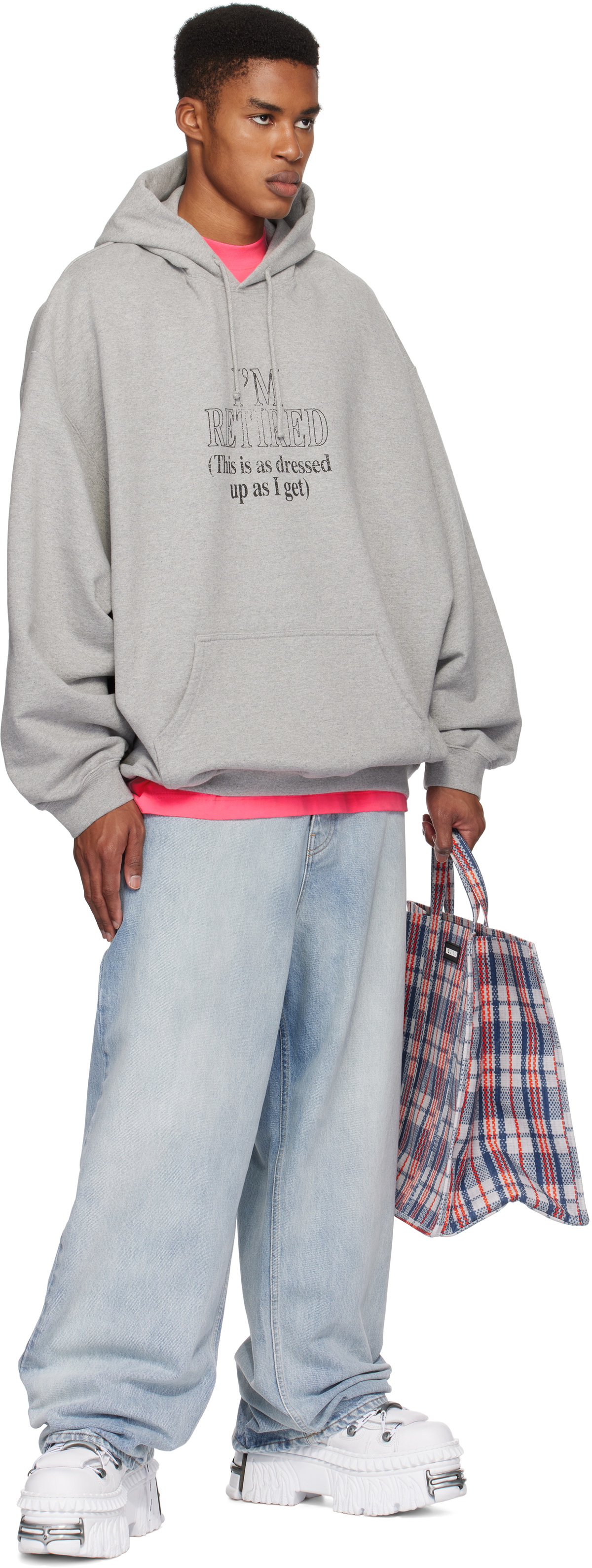 VETEMENTS Blue Baggy Jeans