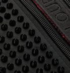 Christian Louboutin - Studded Leather-Trimmed Nylon and Mesh Belt Bag - Black