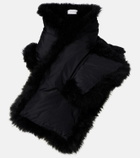 Yves Salomon Reversible shearling down scarf