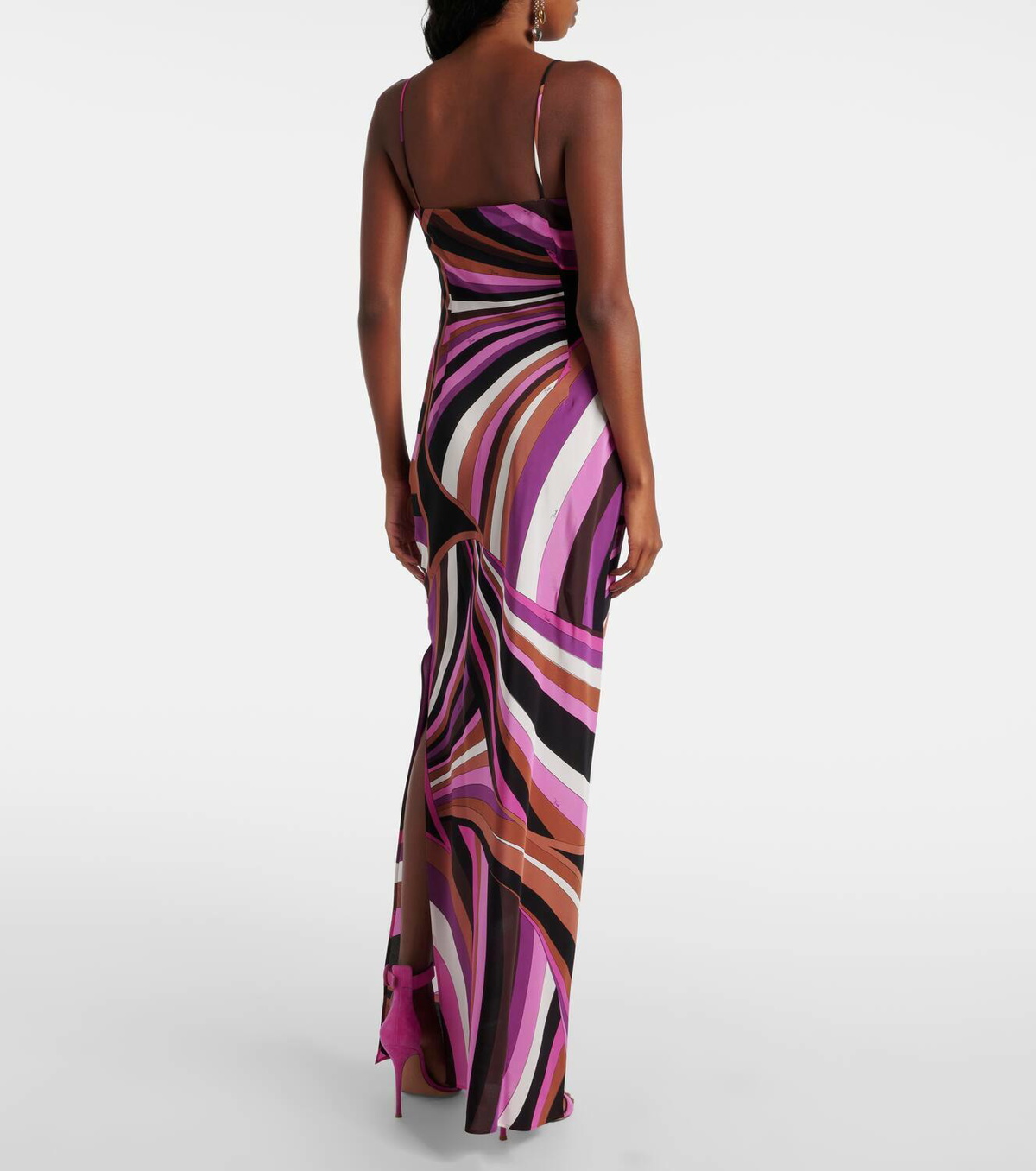 Pucci Iride silk slip dress