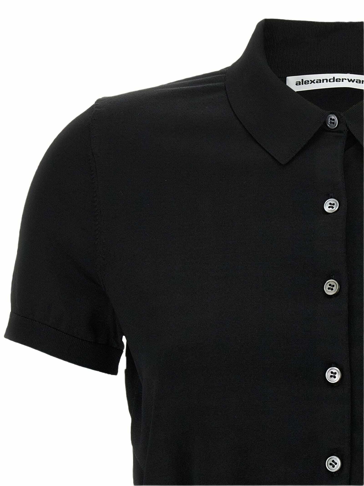 T by Alexander Wang Logo Patch Polo Shirt