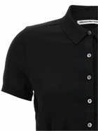 T by Alexander Wang Logo Patch Polo Shirt