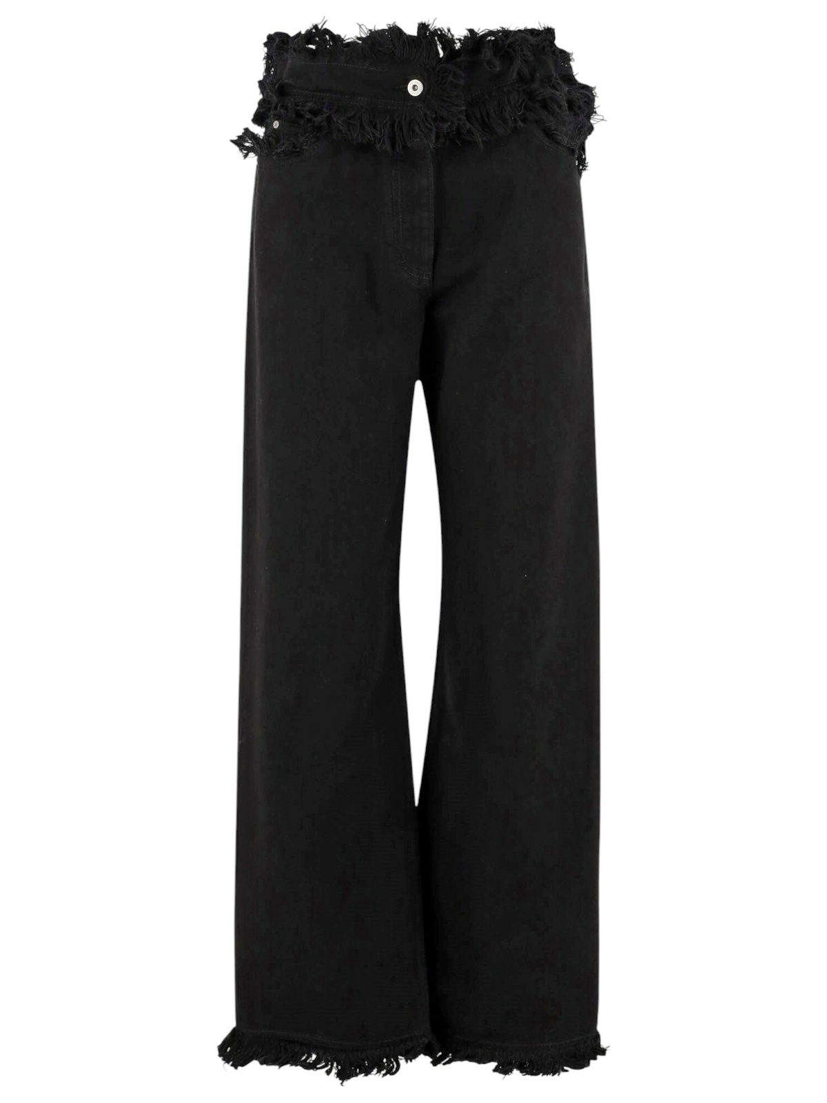 パンツ Salvatore Ferragamo Frayed Cotton Trousers Ferragamo Frayed Cotton Trousers Salvatore Ferragamo