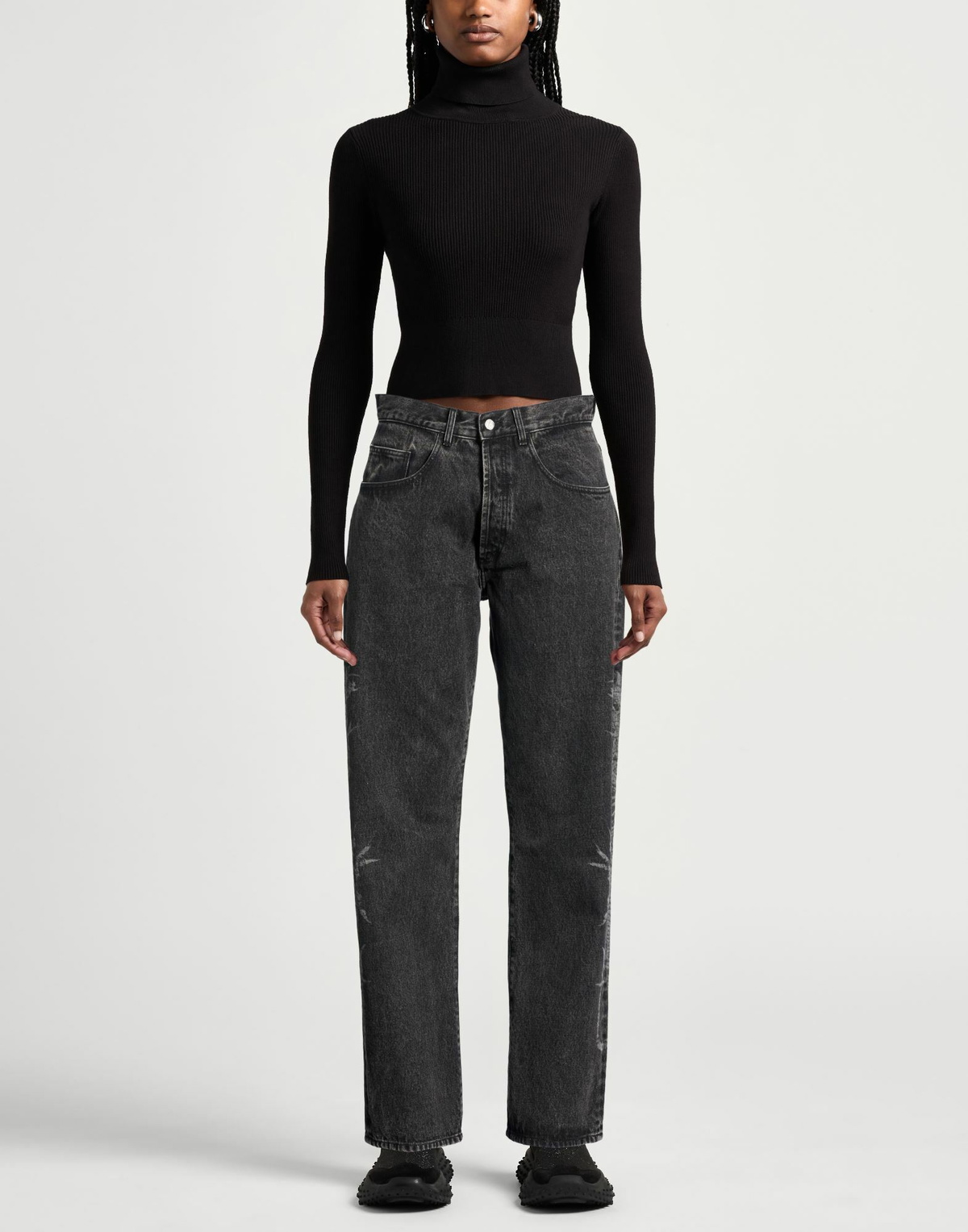 Aries Womens Jeans in Black