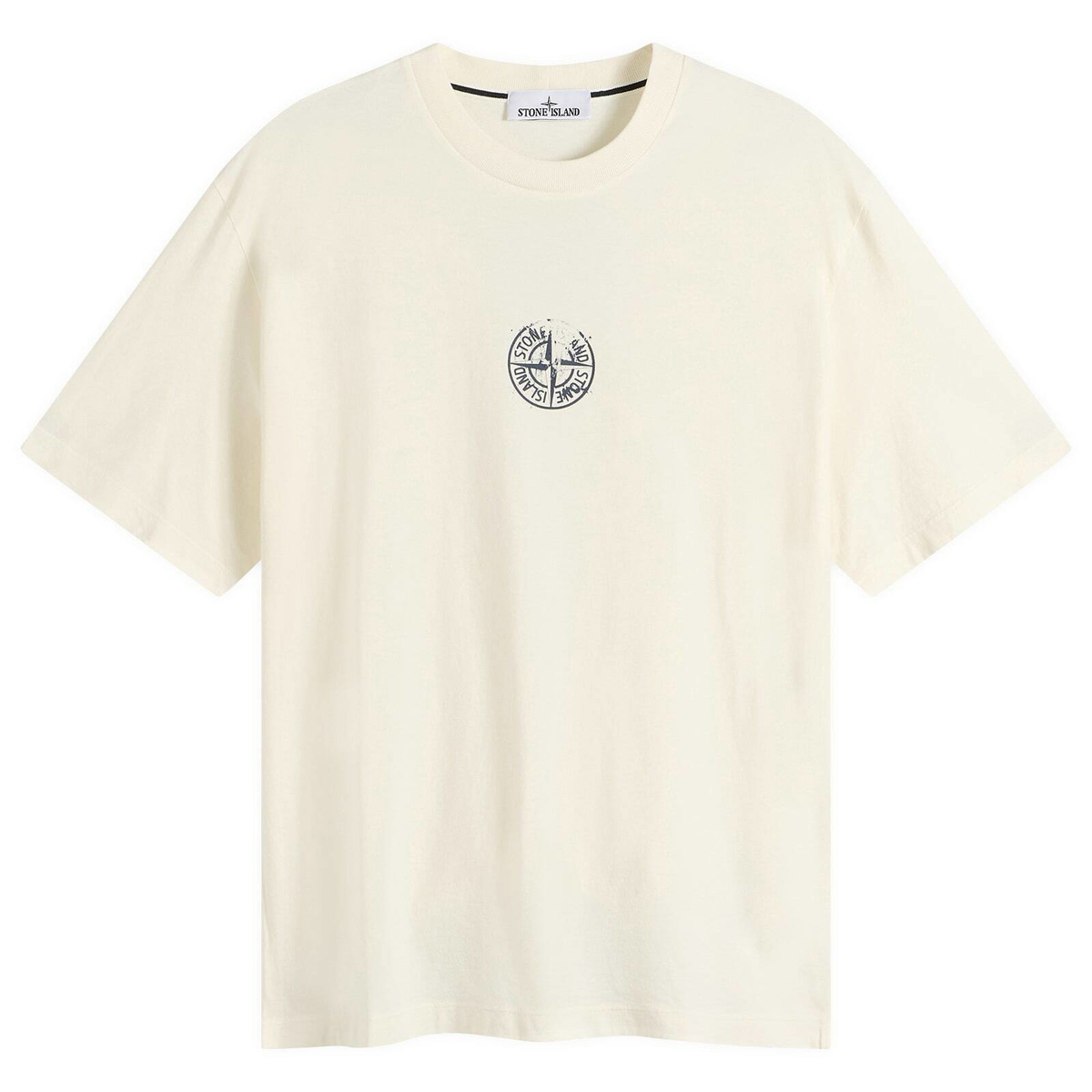 Stone Island Men's Vertical Placement T-Shirt in Ivory