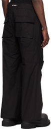We11done Black Layered Trousers