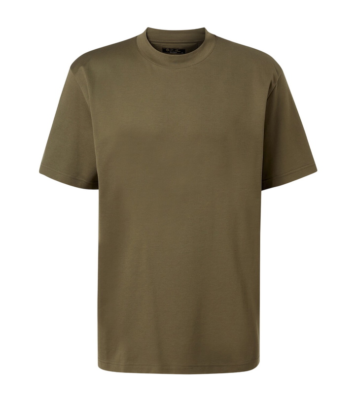 Photo: Loro Piana Cotton jersey T-shirt