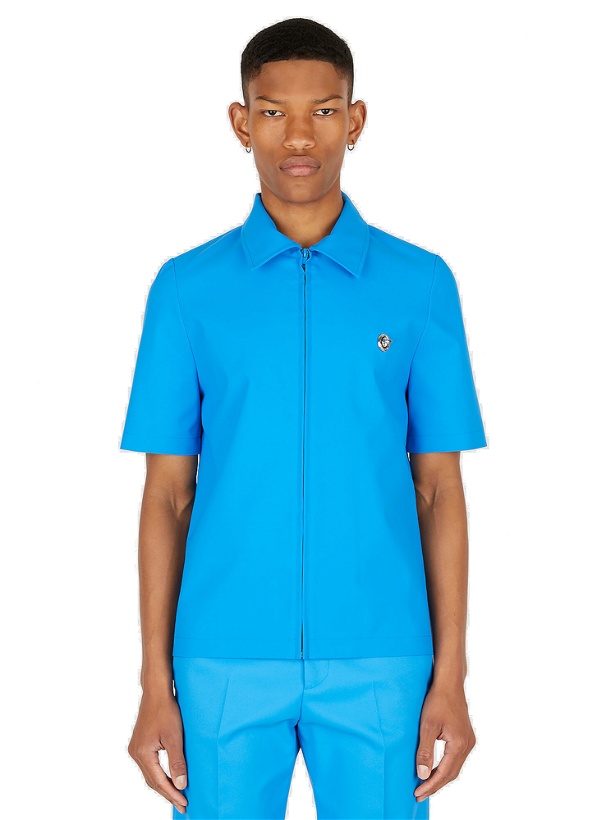 Photo: Logo Charm Polo Top in Blue
