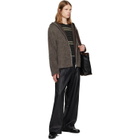 OUR LEGACY Gray Full Zip Hoodie
