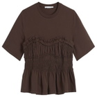 Cecilie Bahnsen Women's Vilde T-Shirt in Brown