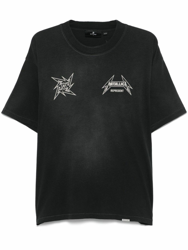 Photo: Represent Black X Metallica 40 Year Anniversary T-Shirt