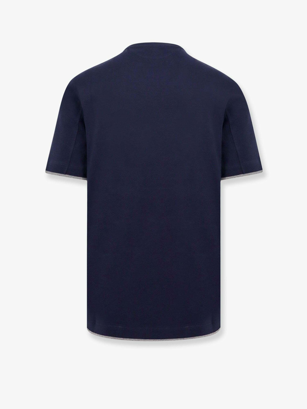 Tシャツ・カットソー BRUNELLO CUCINELLI Men T-shirt Blue M0B137427G CD325 Brunello Cucinelli Blue T Shirt Mens Brunello Cucinelli