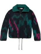 Isabel Marant - Marlon Printed Fleece Jacket - Green