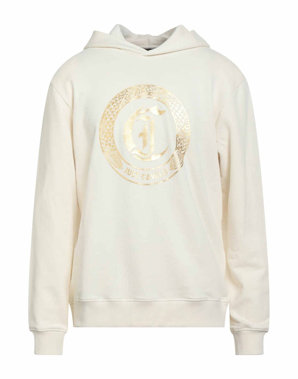 Just Cavalli Mens Sweatshirt in Off white