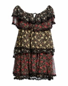 Rixo Womens Mini dress in Black