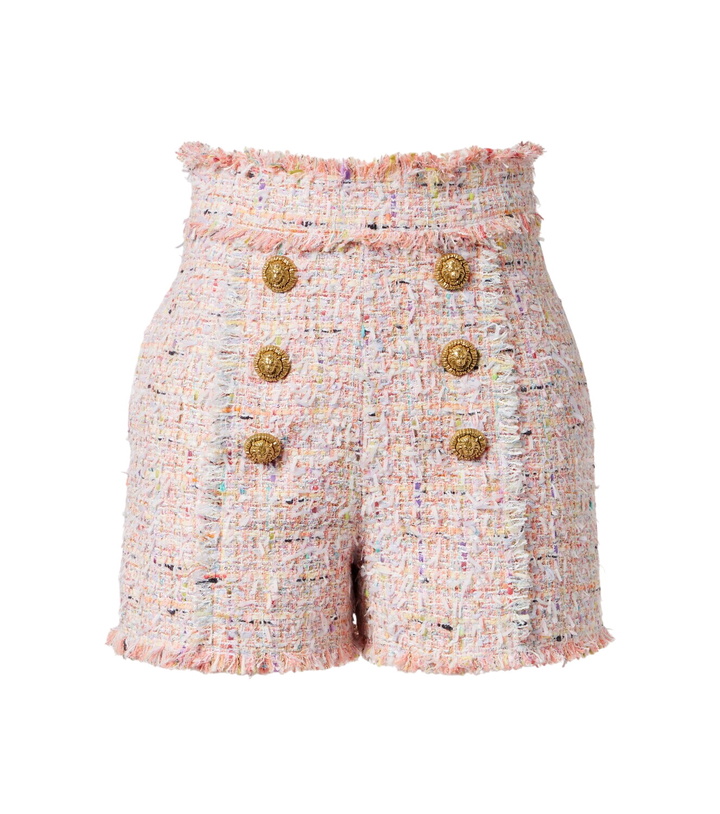 Photo: Balmain Tweed shorts