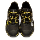 Polo Ralph Lauren Black and Yellow RLX Tech Sneakers