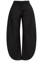 Alaïa Petal Sculpted Wool Trousers Black