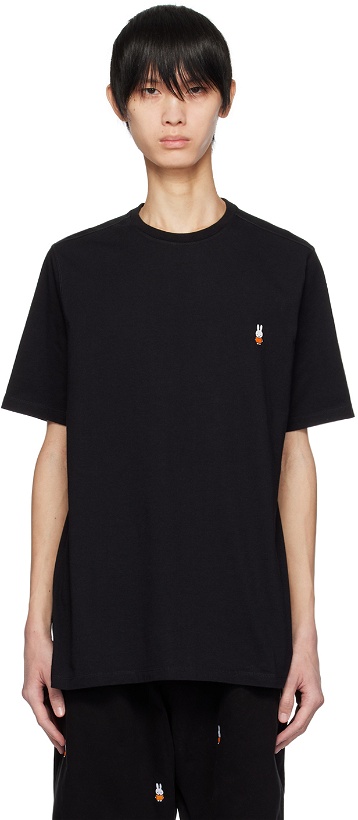 Photo: Pop Trading Company Black Embroidered T-Shirt