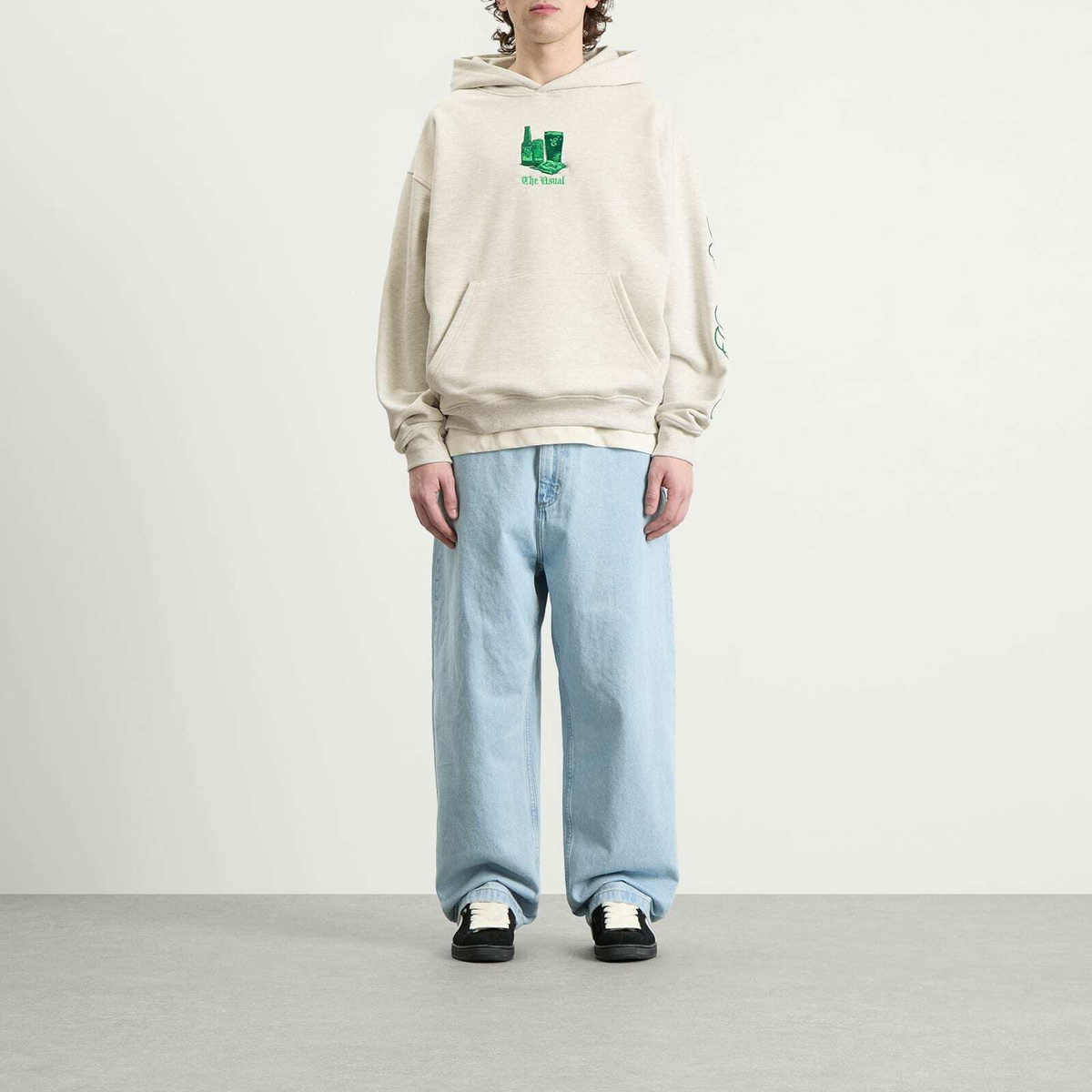 END. The Usual Hoodie in Grey Marl