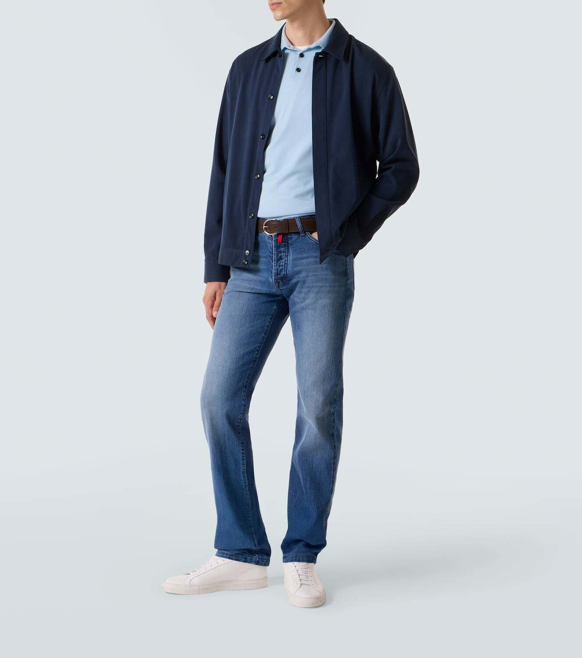 Kiton Mid-rise skinny jeans