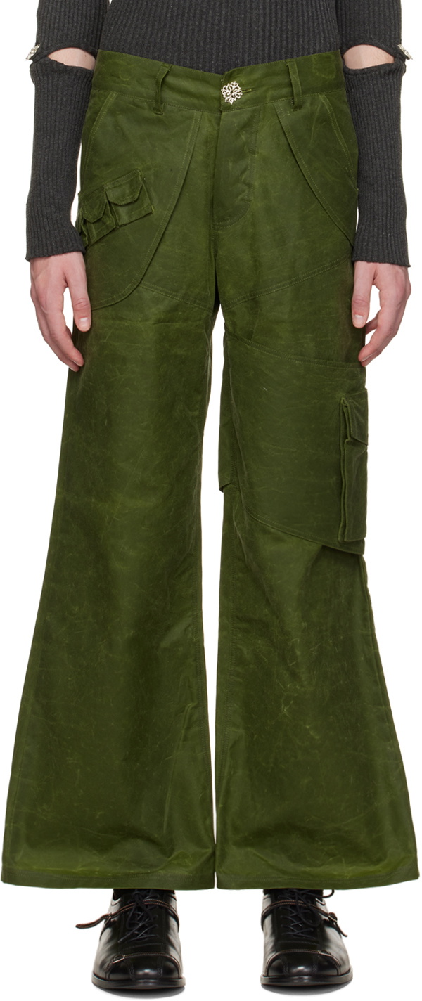 Solitude Studios SSENSE Exclusive Green Habitual Cargo Pants