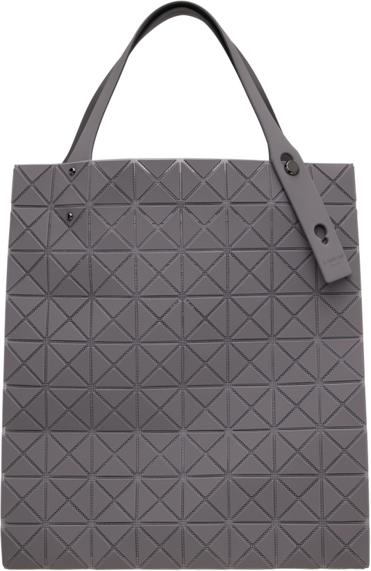 Photo: BAO BAO ISSEY MIYAKE Gray Prism Plus Tote