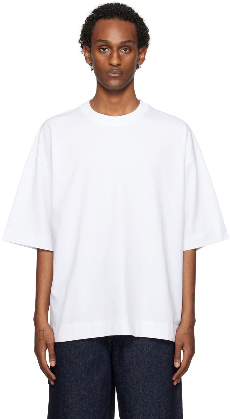 Dries Van Noten White Oversized T-Shirt Dries Van Noten