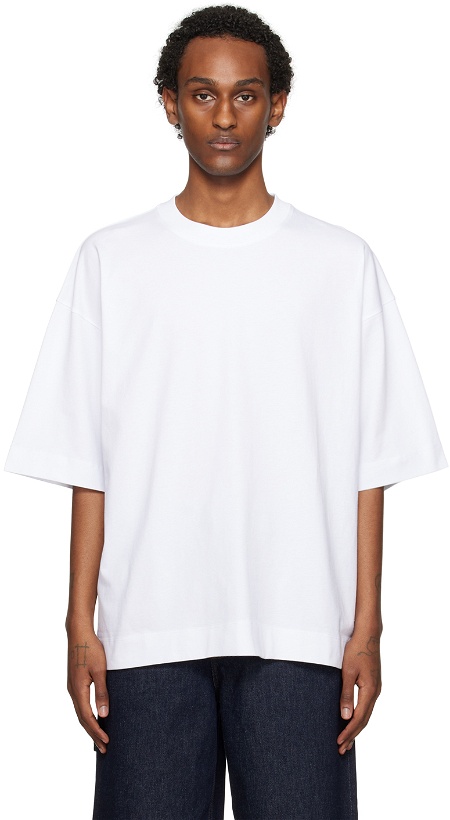 Photo: Dries Van Noten White Oversized T-Shirt