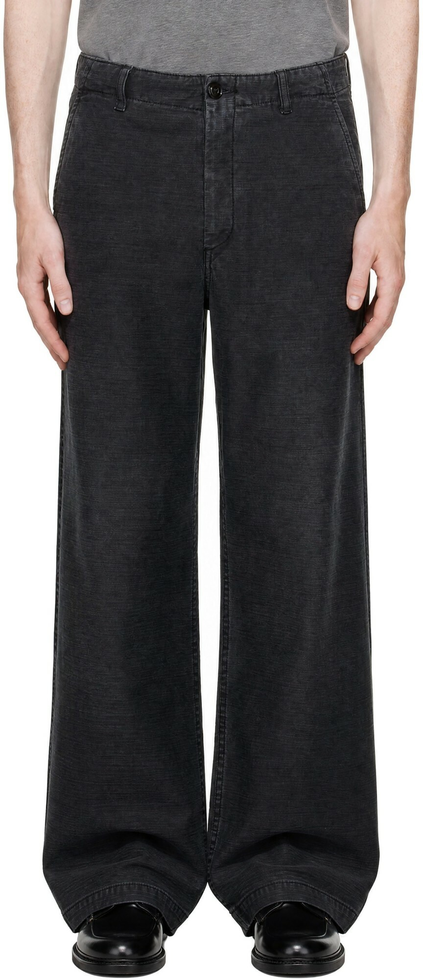 OUR LEGACY Gray Rig Chino Trousers