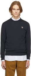 PS by Paul Smith Navy Zebra Logo Crewneck