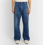 Chimala - Wide-Leg Selvedge Denim Jeans - Blue